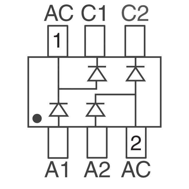 MMBD3004BRM-7-F Diodes Incorporated  Diodes - Rectifiers - Arrays